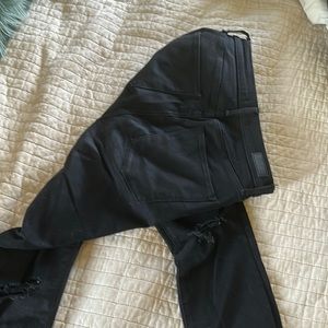 Ultra High Rise Super Skinny Jeans, Distressed, Size 30